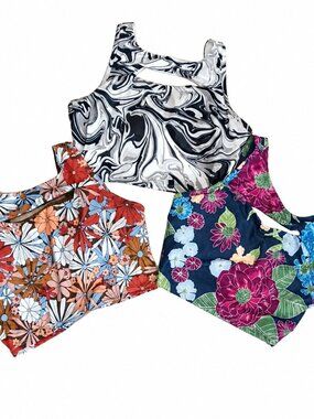 NEW medium Sports bra BUNDLE, Sporty cut-out bras.  Workout.  Exercise. Yoga